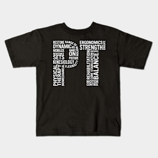 Physical Therapy Pt Month Physical Therapist Kids T-Shirt